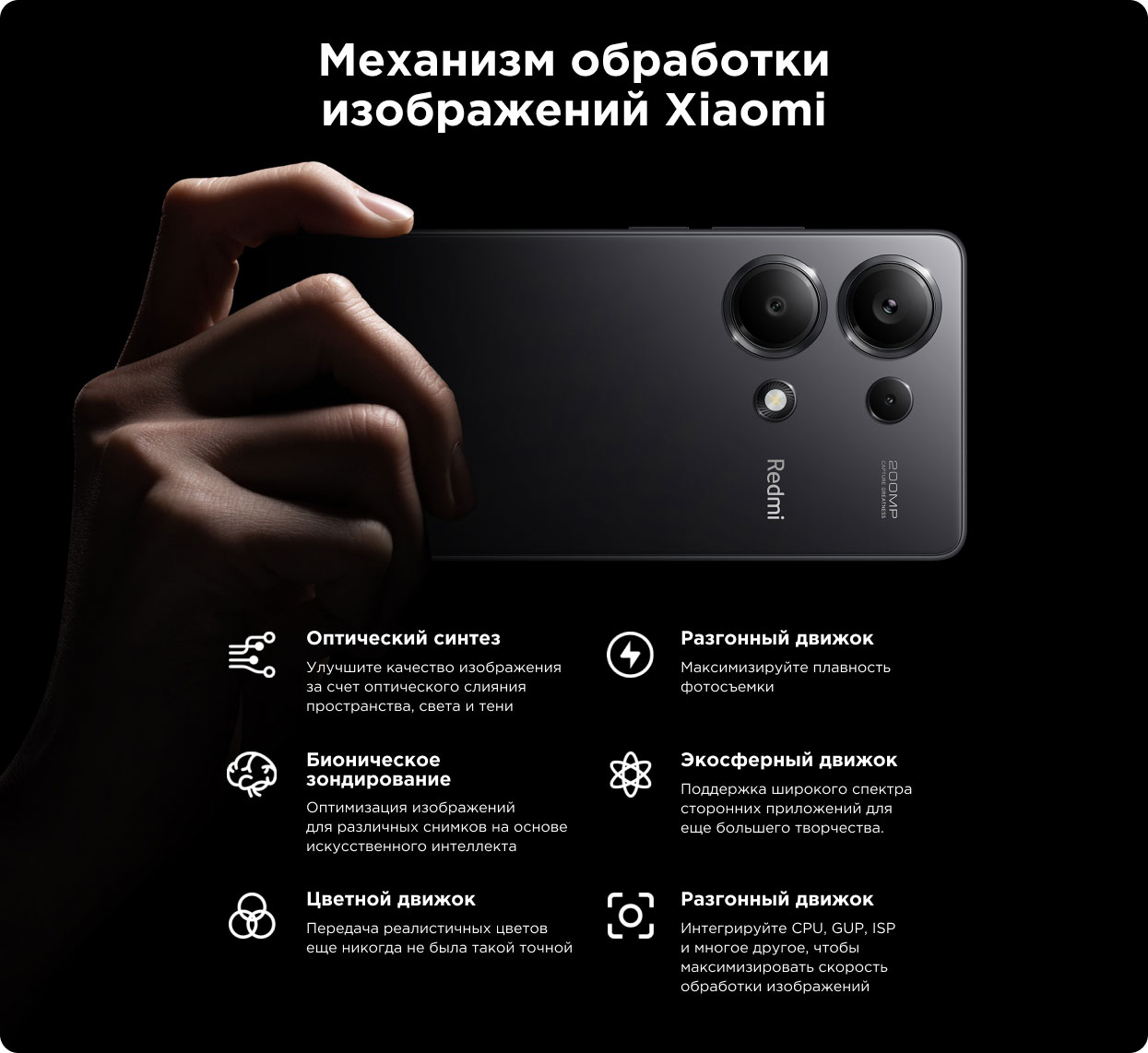 Купить Смартфон Redmi Note 13 Pro 8/256GB Black/Черный в Череповце